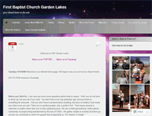 Tablet Screenshot of gardenlakesbaptist.com